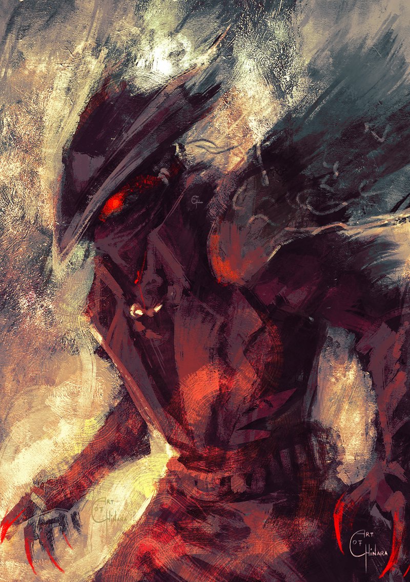 1other, artofchinara, blood, bloodborne, claws, cloak, coat, from_software