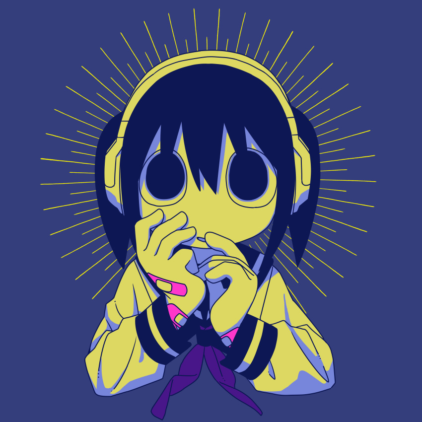 1girl, absurdres, bandaid, bandaid_on_hand, bandaid_on_wrist, commentary, covering_mouth, cropped_torso