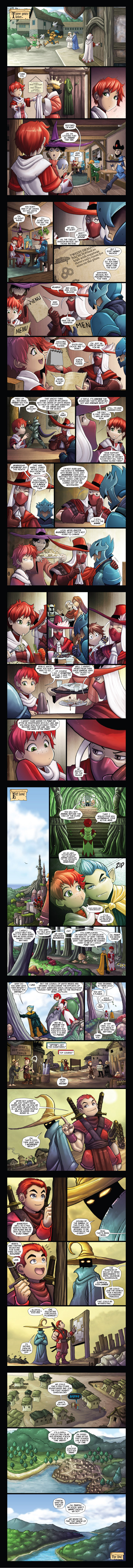 /\/\/\, 8-bit_theater, :t, ^_^, akbar, armor, bikke_(ff1), bikke_(ff1)_(cosplay), black_mage, black_mage_evilwizardington, blue_eyes, blue_hair, brown_eyes, buster_sword, cape, castle, celery, character_request, comic, dragoon, drizz'l_(cameo), elf, english, everyone, fighter, fighter_mcwarrior, final_fantasy, final_fantasy_i, final_fantasy_vii, final_fantasy_viii, food, freckles, garland_(ff1), garland_(ff1)_(cosplay), gloves, green_eyes, grey_eyes, gunblade, hank_(8-bit_theater), hat, helmet, jeff_(8-bit_theater), king_steve, king_steve_(cosplay), left_hand_man_gary, map, matoya, matoya_(cosplay), matt_speroni, mushroom, nachos, ninja, pointy_ears, princess_sara_(8-bit_theater), pun, red_mage, red_mage_statscowski, redhead, short_hair, shovel, spoilers, sword, sword-chucks, tall_image, thumbs_up, vilbert_von_vampire_(cameo), weapon, white_hair, white_mage, wink, witch_hat, yellow_eyes