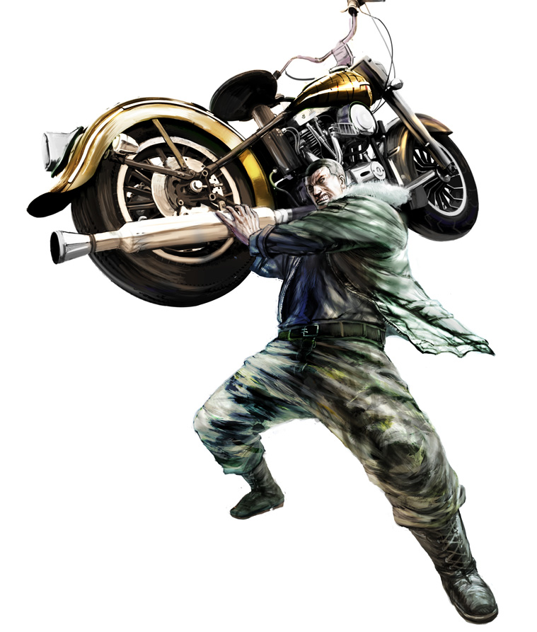 1boy, boots, buzz_cut, camouflage, camouflage_pants, clenched_teeth, fur-trimmed_jacket, fur_trim