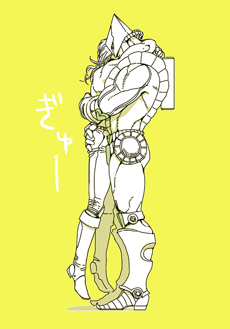 2boys, dio_brando, heart_elbows, heart_kneepads, hug, jojo_no_kimyou_na_bouken, lifting_person, male_focus