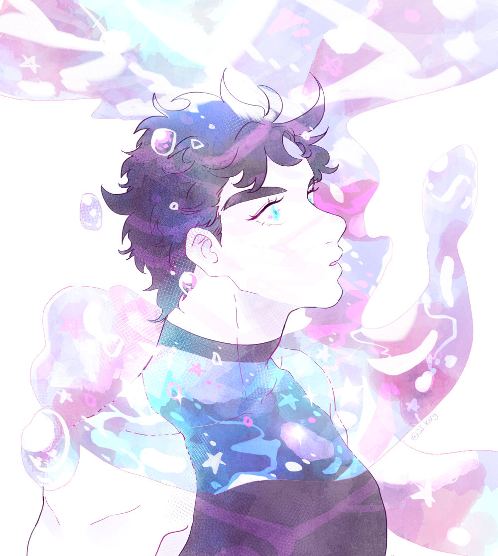 1boy, battle_tendency, blue_eyes, jojo_no_kimyou_na_bouken, joseph_joestar, joseph_joestar_(young), kong_(kdo7), liquid_scarf