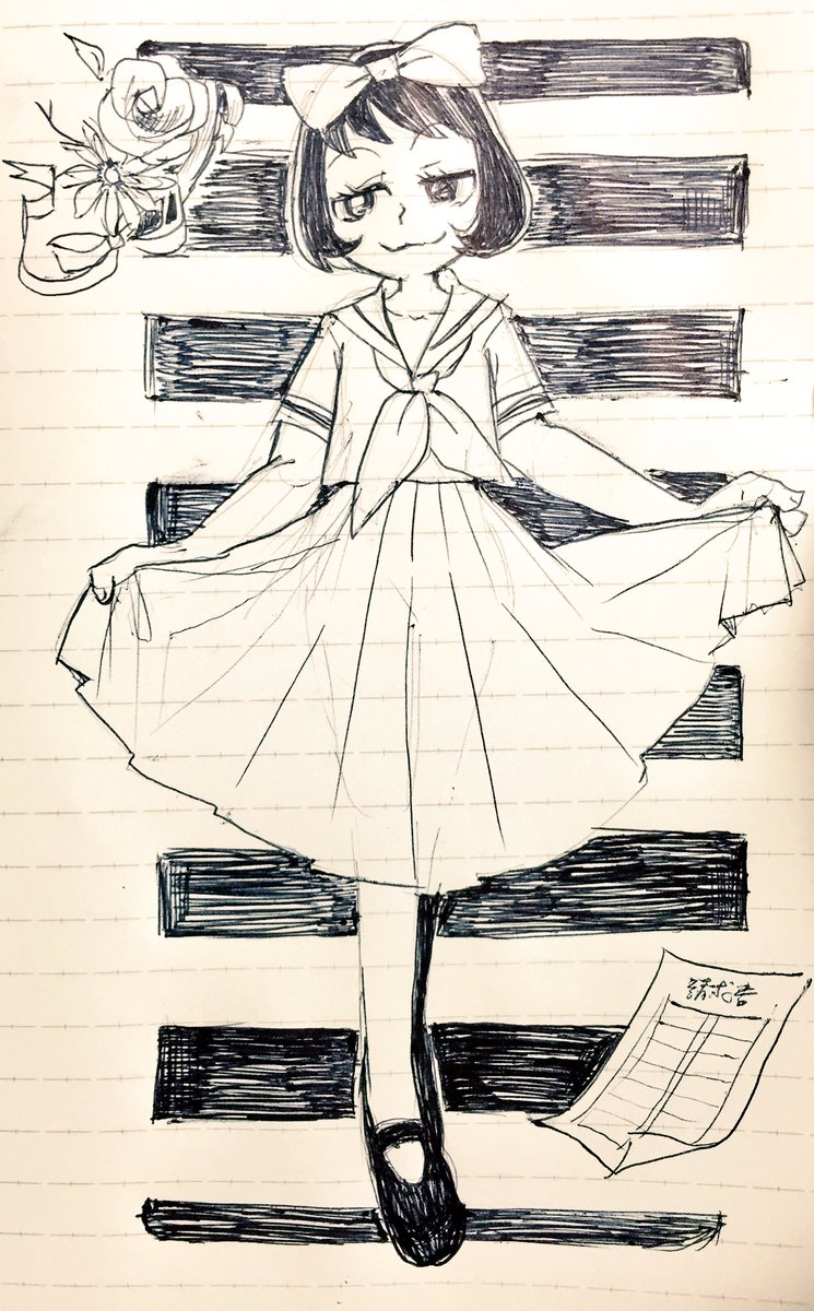 1boy, ankie, black_eyes, black_hair, curtsey, eyelashes, highres, long_skirt