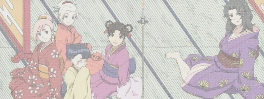 anime_screenshot, haruno_sakura, hyuuga_hinata, naruto, tenten, yamanaka_ino, yuuhi_kurenai