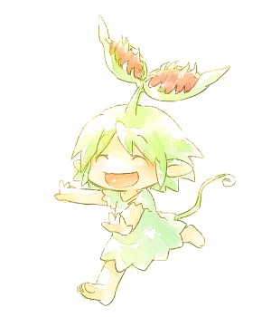 1girl, :d, ^_^, barefoot, chibi, closed_eyes, dress, full_body