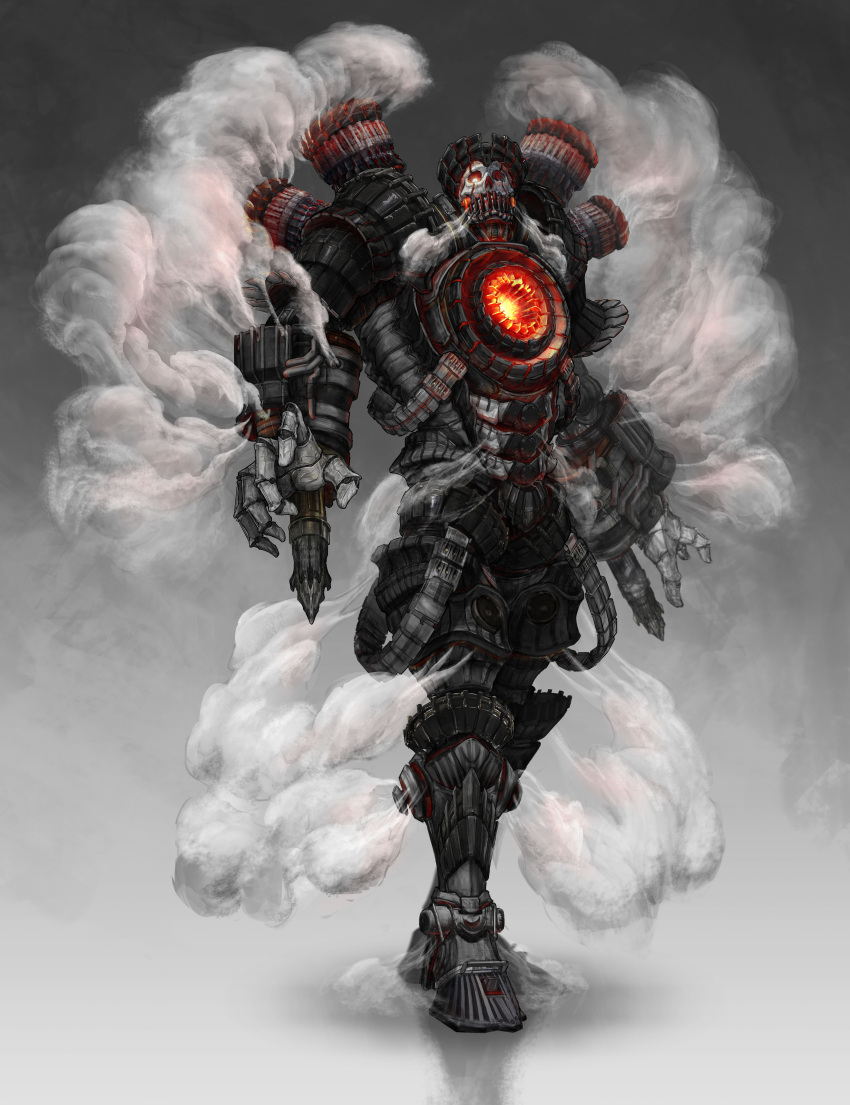 absurdres, alexander_(final_fantasy), final_fantasy, final_fantasy_xiv, glowing, hawkle, highres, joints