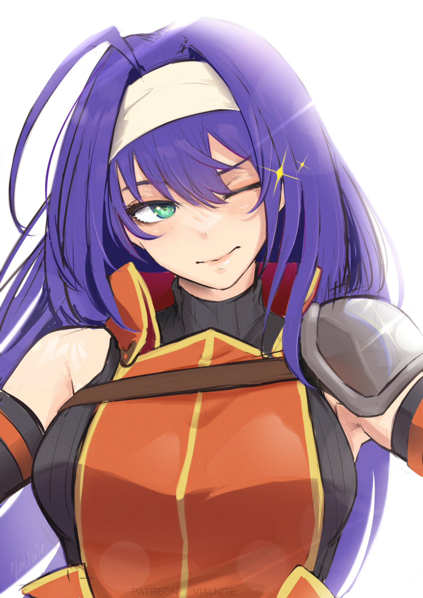 1girl, ahoge, bare_shoulders, blue_hair, breasts, fire_emblem, fire_emblem:_path_of_radiance, fire_emblem:_radiant_dawn