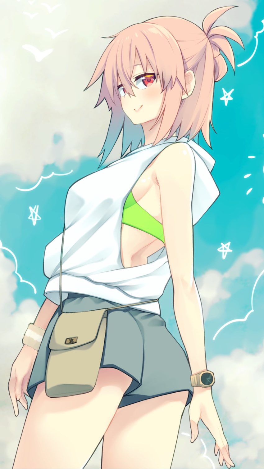 akino_sora, ass, highres, sakurai-san_wa_kizuite_hoshii, sakurai_sakuya, short_shorts, shorts