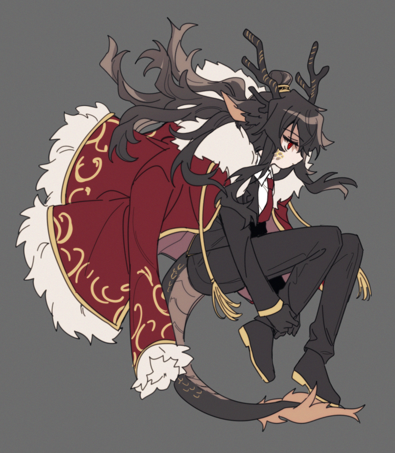 1girl, animal_ears, bbunny, black_footwear, black_gloves, black_hair, black_jacket, black_pants