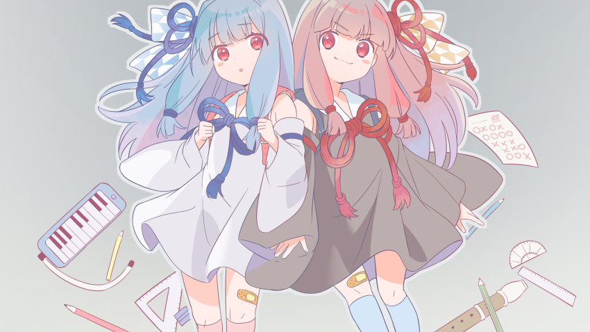 absurdres, aged_down, backpack, bag, bandaid, bandaid_on_leg, bare_shoulders, black_dress