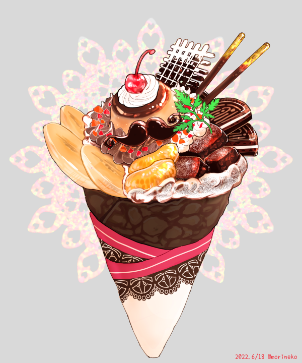 artist_name, cherry, chocolate, crepe, dated, food, food_focus, fruit