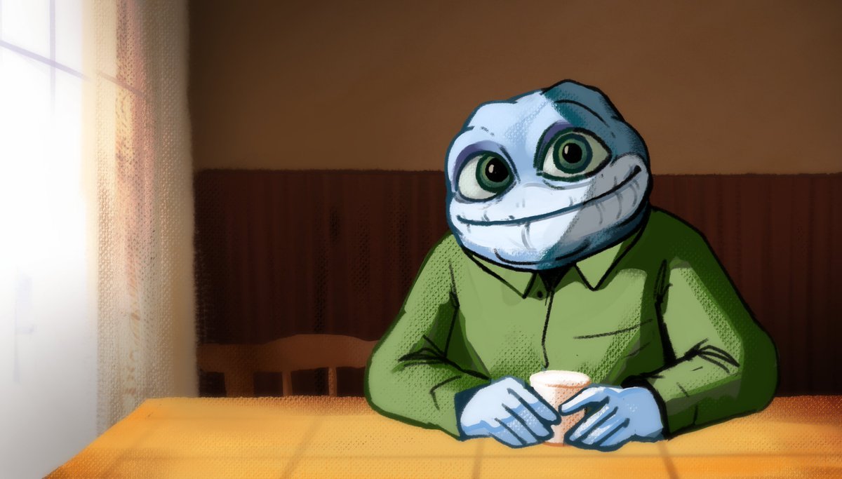 1boy, bald, closed_mouth, collared_shirt, commentary, crazy_frog, dongff_tk, dress_shirt