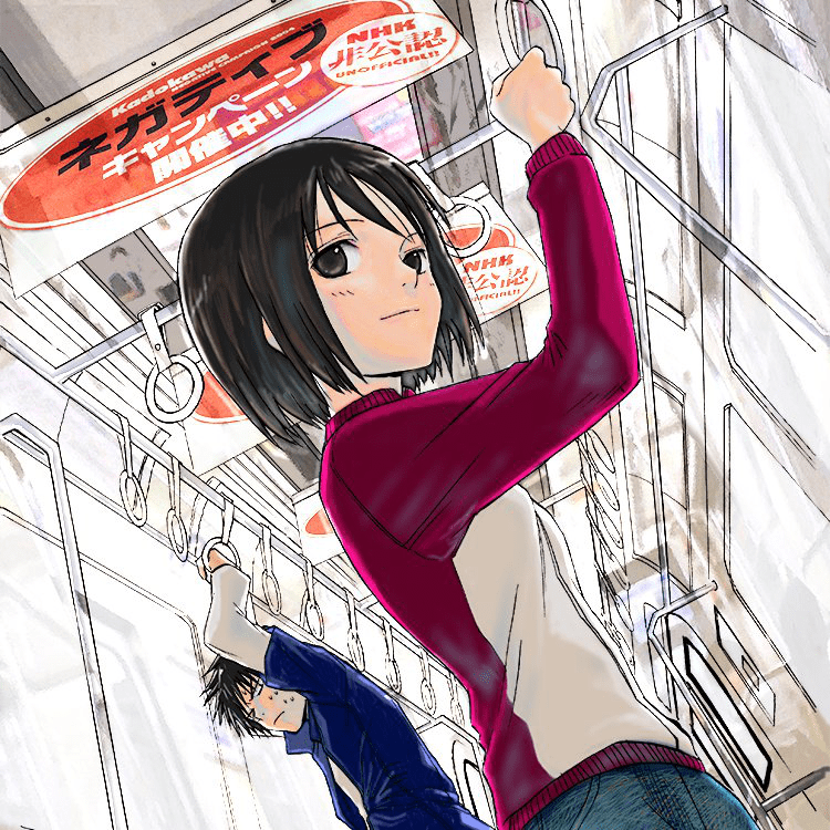 1boy, 1girl, angry, arm_up, black_hair, black_hairband, blue_shirt, bob_cut