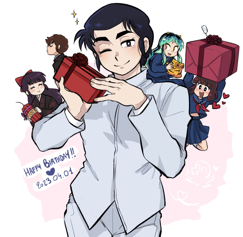 duck_etc, dynamite, explosive, gift, happy_birthday, highres, looking_at_viewer, lum