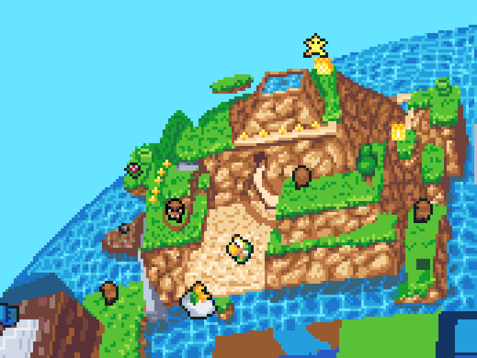 animated, animated_gif, clouds, coin, daydream_stream, goomba, koopa_troopa, lakitu