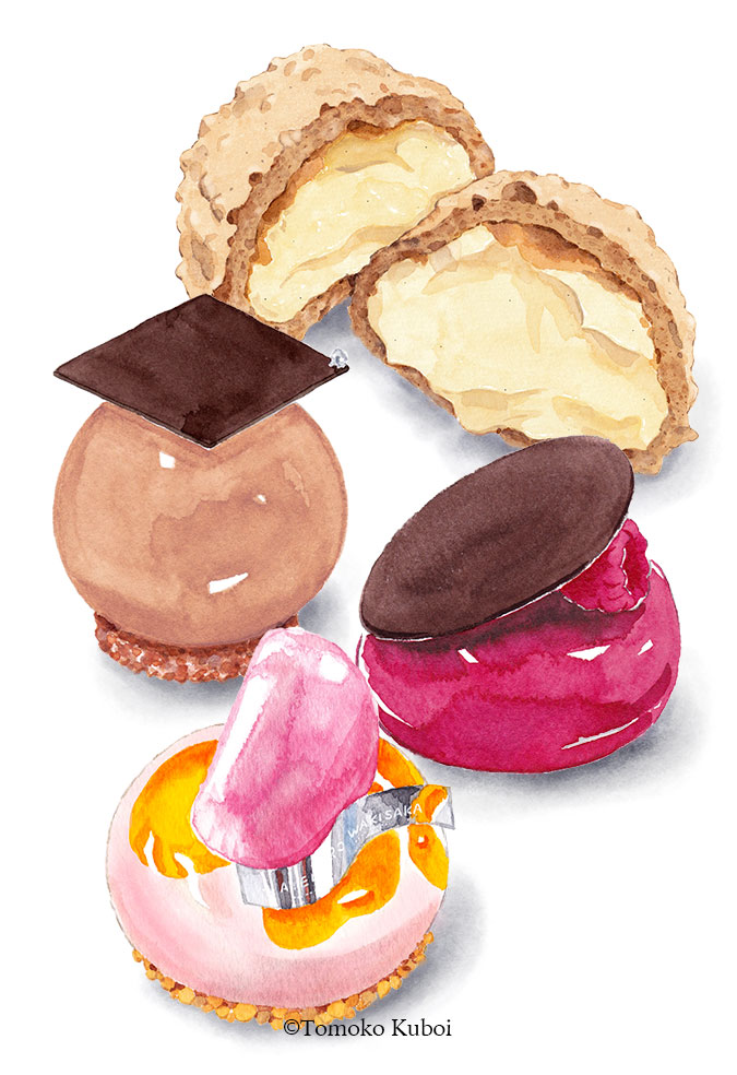 artist_name, cake, food, food_focus, fruit, kuboitomoko, no_humans, original