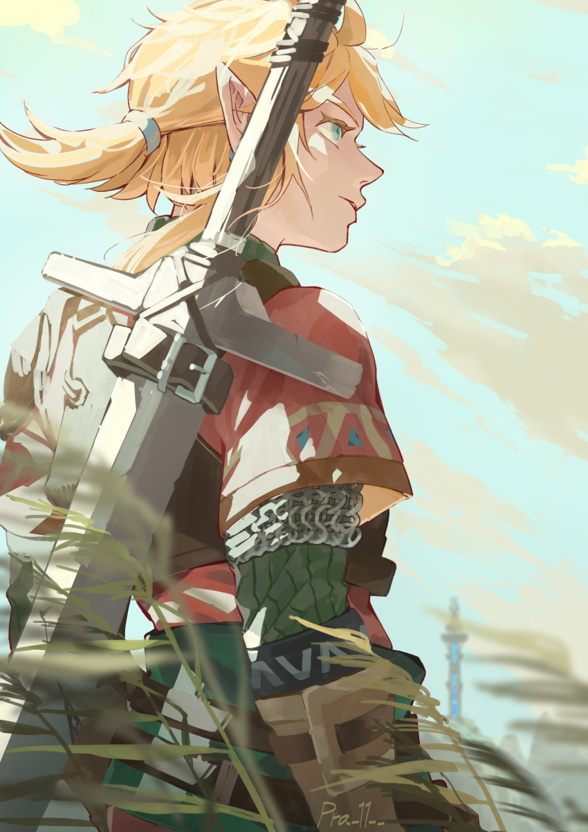 1boy, highres, link, male_focus, pra_11, solo, standing, the_legend_of_zelda