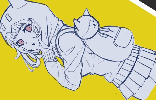 1girl, :o, animal_bag, animal_ears, backpack, bag, cat_bag, cropped_legs