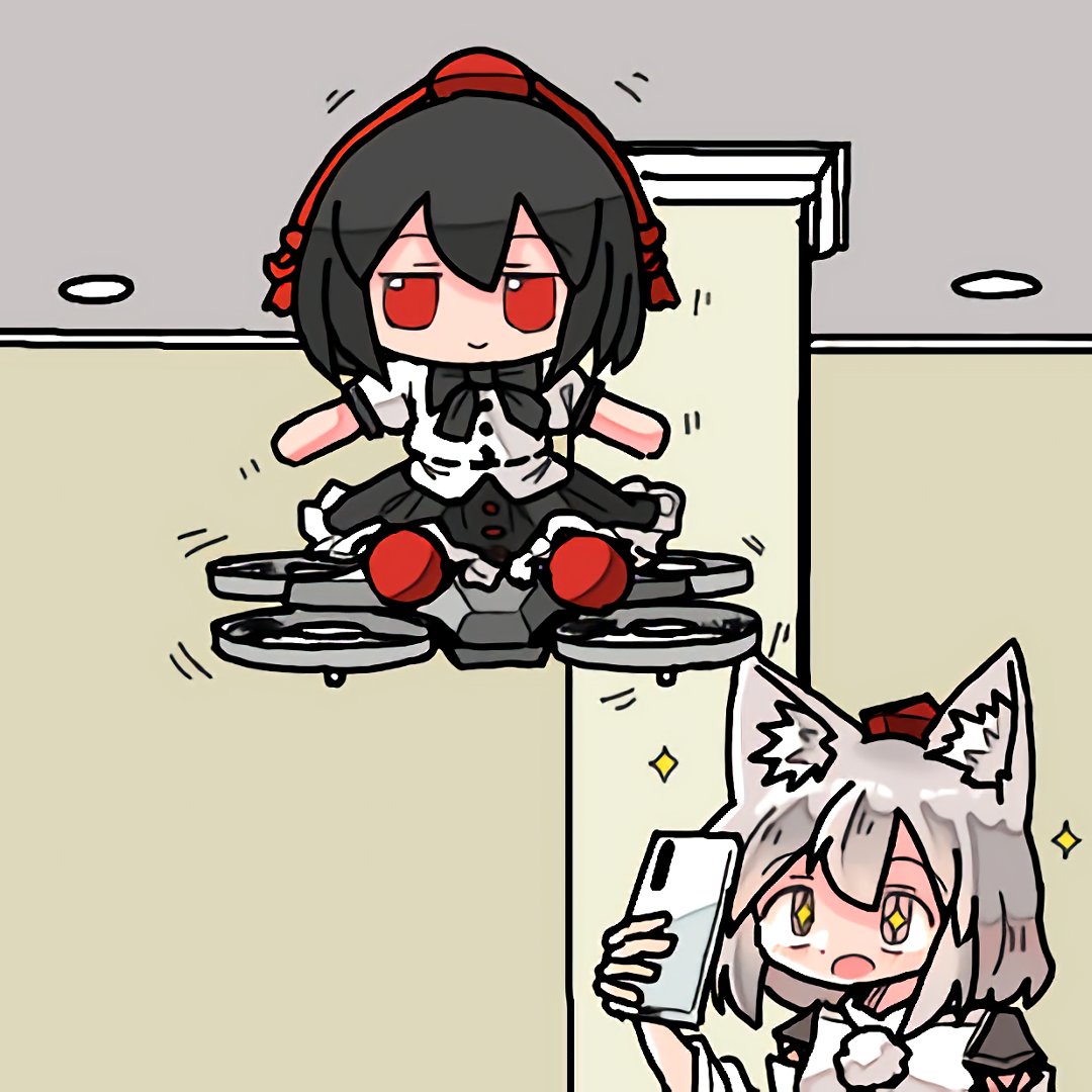 1girl, animal_ears, black_bow, black_bowtie, black_hair, black_skirt, bow, bowtie