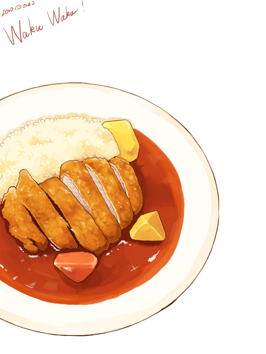 absurdres, artist_name, chicken_(food), commentary, english_commentary, food, food_focus, fried_chicken