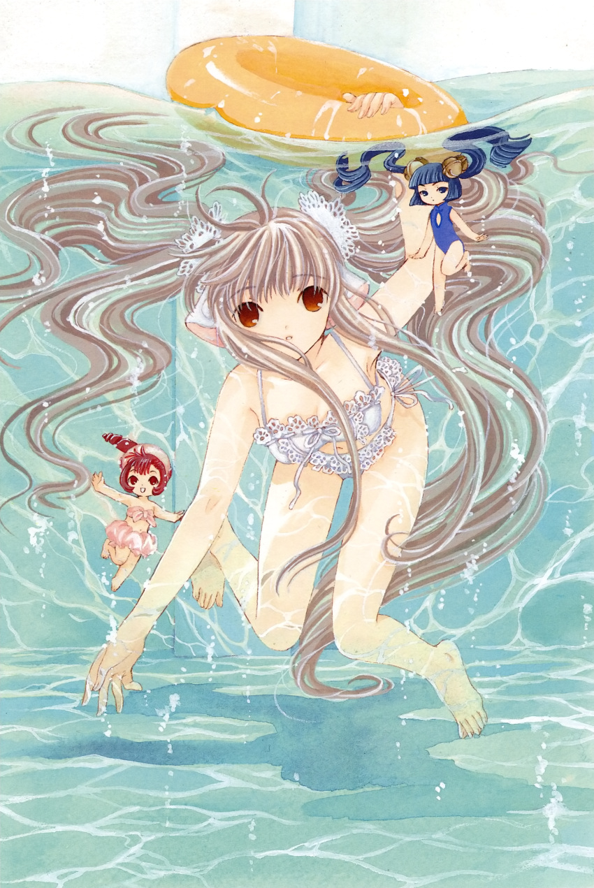 bikini, chii, chobits, clamp, kotoko_(chobits), sumomo, swimsuit