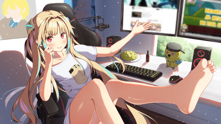 endou_lily, highres, long_hair, non-web_source, sedai_one, smile, twintails, very_long_hair