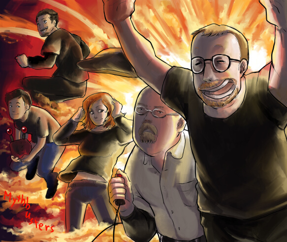 adam_savage, destroyersagiri, explosion, grant_imahara, jamie_hyneman, kari_byron, mythbusters, tory_belleci