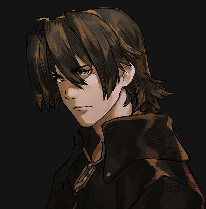 1boy, bad_source, black_hair, black_suit, formal, hair_between_eyes, highres, kyotyan