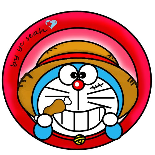 1boy, bell, cat, cheing, collar, cosplay, crossover, doraemon