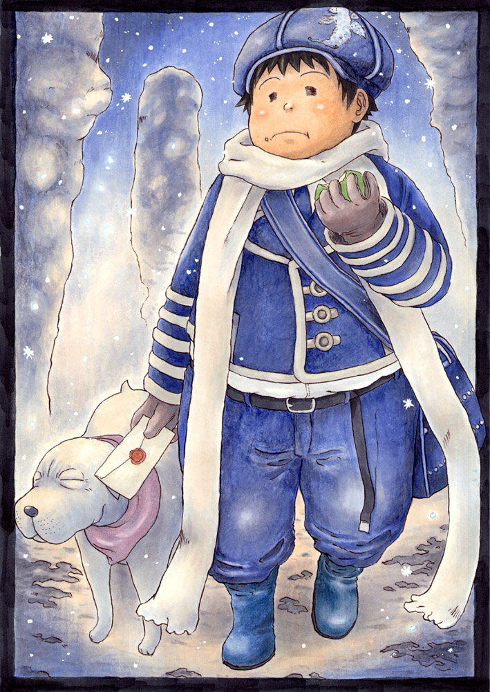 connor_kluff, fan_art, gus, pixiv, pixiv_id_920887, tegami_bachi