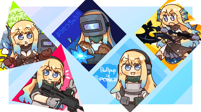 1girl, absurdres, blush, chibi, colored_skin, commission, commissioner_upload, dragon_girl