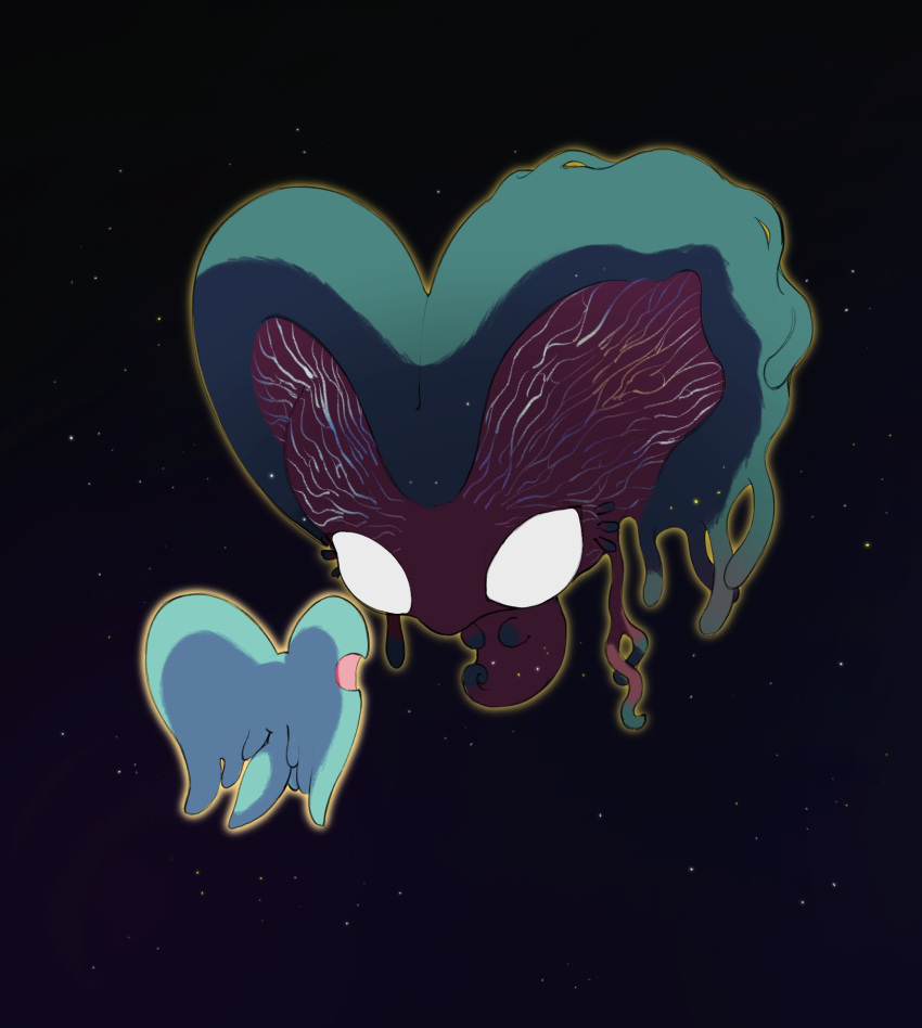 animal_ears, blue_fur, colored_skin, creature, elfilin, fecto_forgo, fecto_forgo_(larva), highres