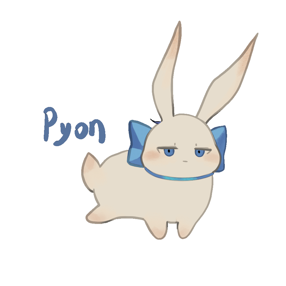 animal_ears, animalization, animated, animated_gif, blue_archive, blue_bow, blue_bowtie, blue_eyes, blush, bow, bowtie, chinese_commentary, honghai_laocha, looking_at_viewer, looping_animation, no_humans, official_alternate_costume, rabbit, rabbit_ears, simple_background, solo, toki_(blue_archive), toki_(bunny)_(blue_archive), transparent_background