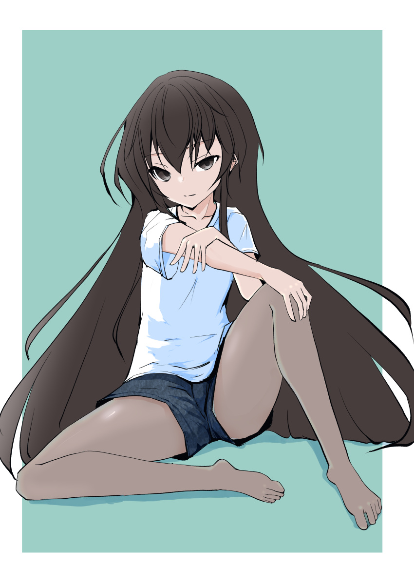 1girl, absurdres, black_eyes, black_hair, breasts, highres, long_hair, original