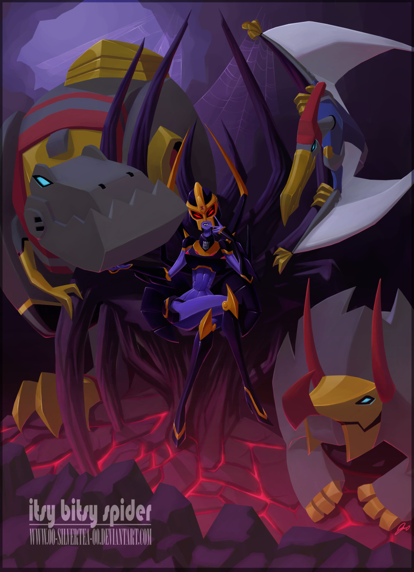 1girl, absurdres, armor, black_lips, blackarachnia, blue_eyes, breasts, caress