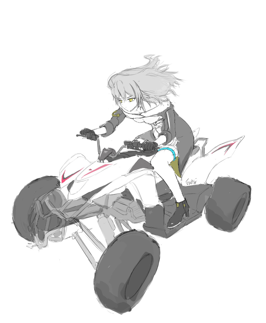 1girl, absurdres, coat, comedy, grey_coat, gwyn_rtrd, highres, honkai:_star_rail