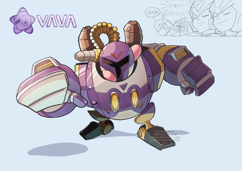 4boys, android, closed_eyes, commentary_request, cosplay, crossover, english_text, helmet