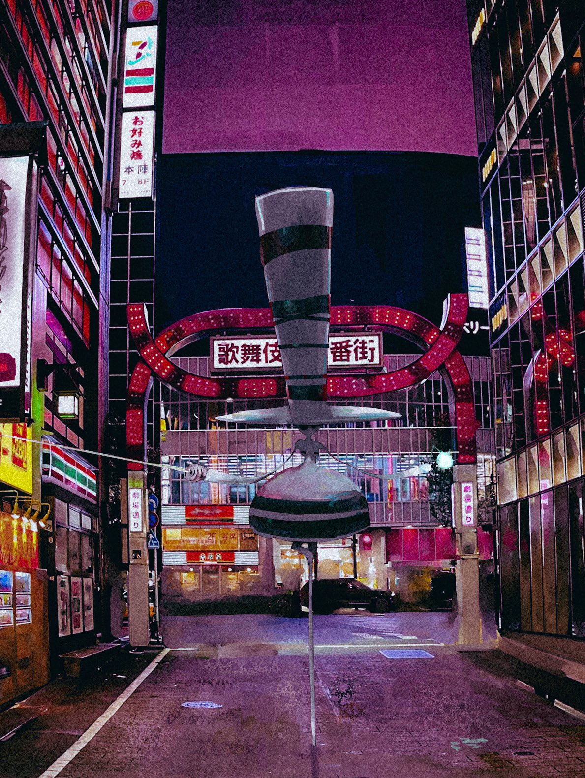 1girl, breasts, highres, jikai_oni, okb0803, sekai_oni, solo