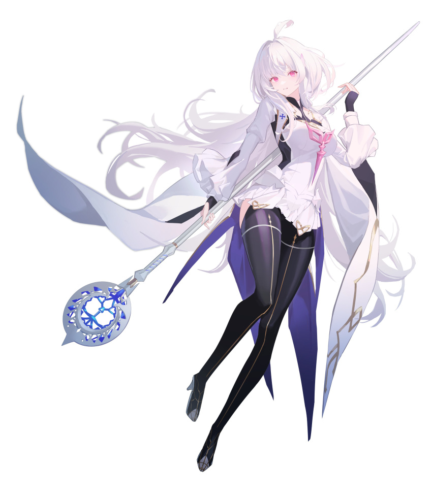 1girl, absurdres, ahoge, boots, dress, fate/grand_order, fate_(series), full_body