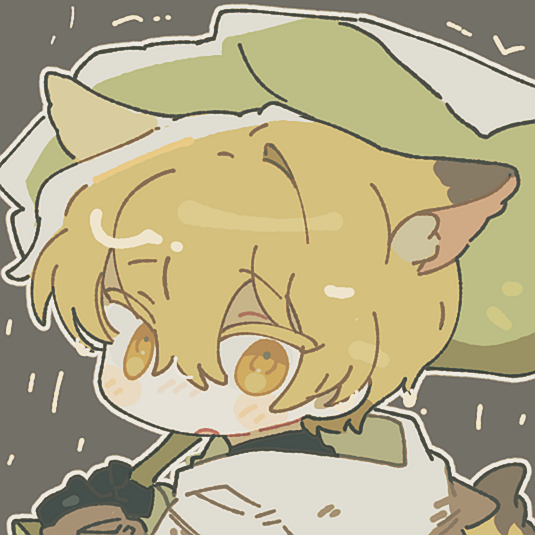 1boy, animal_ears, blush, coat, e.g.o_(project_moon), fox_boy, fox_ears, fox_tail, holding, holding_leaf, hood, hood_down, hooded_coat, leaf, leaf_umbrella, limbus_company, n4me_m3m, open_mouth, portrait, project_moon, rain, sinclair_(limbus_company), solo, tail, white_coat, white_raincoat