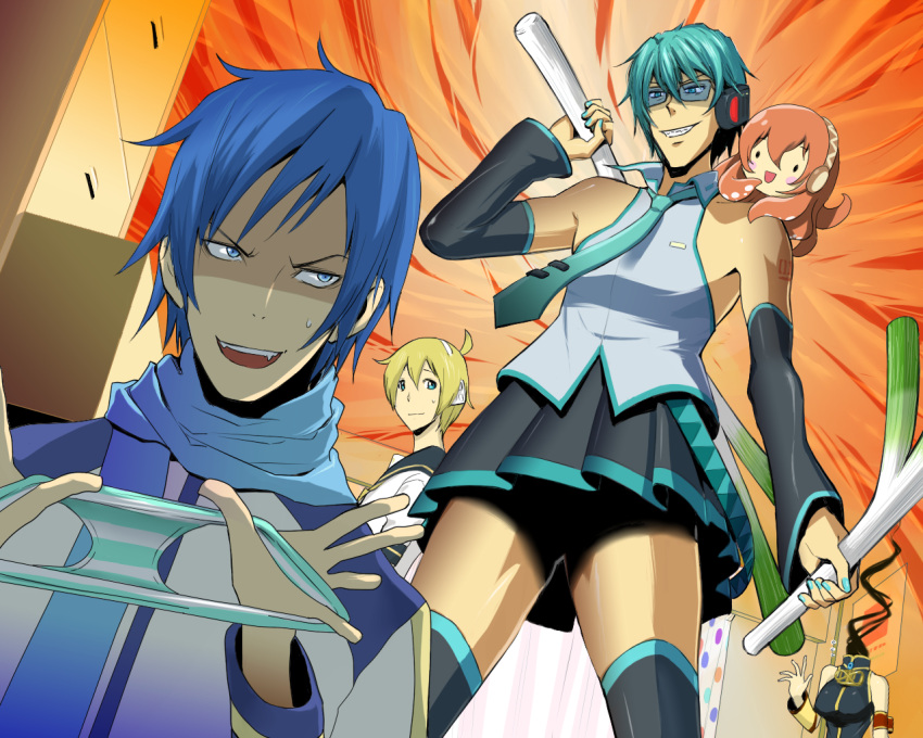 cosplay, detached_sleeves, dullahan, durarara!!, hatsune_miku, hatsune_miku_(cosplay), headless, heiwajima_shizuo