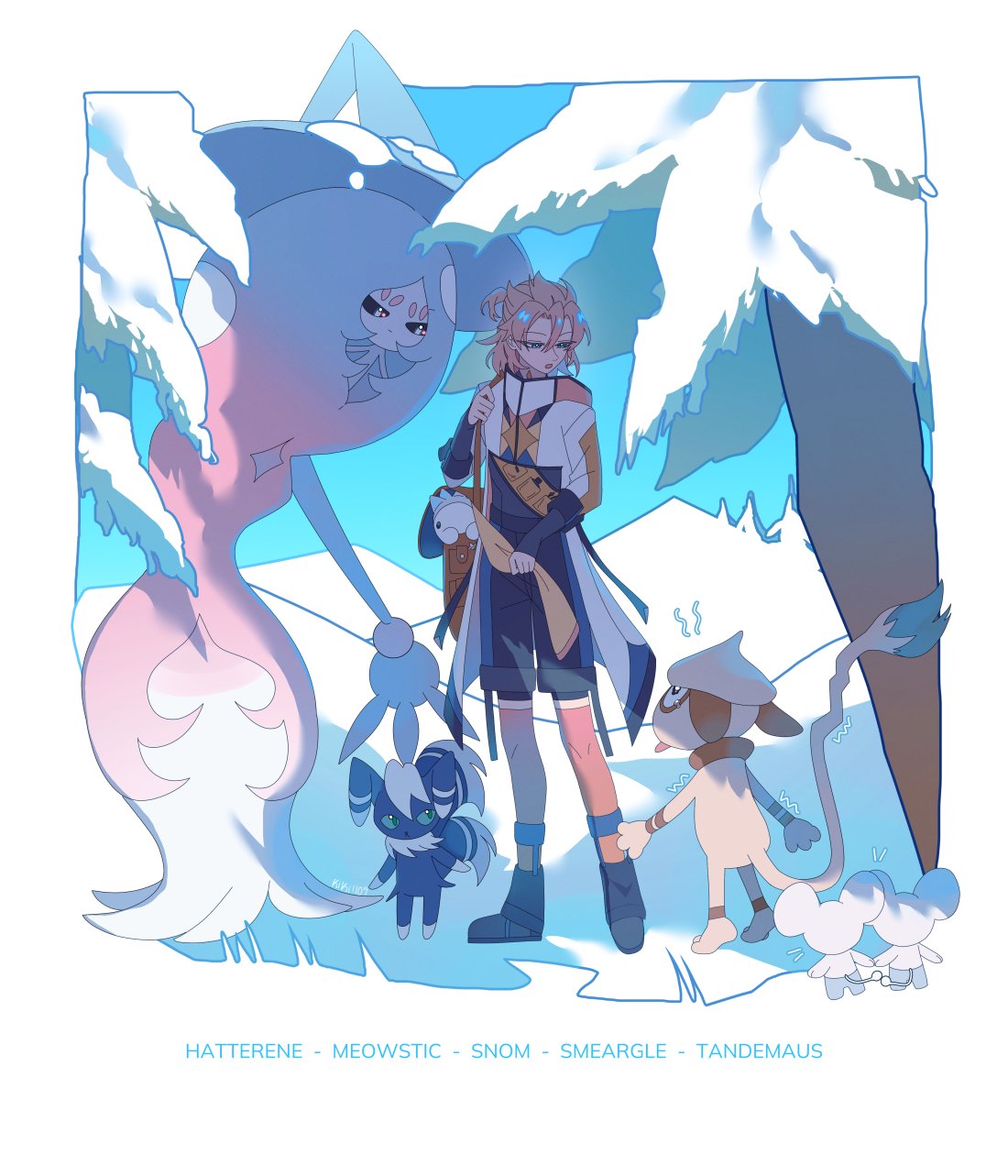 1boy, albedo_(genshin_impact), black_footwear, black_shorts, blonde_hair, blue_eyes, braid, bridal_gauntlets