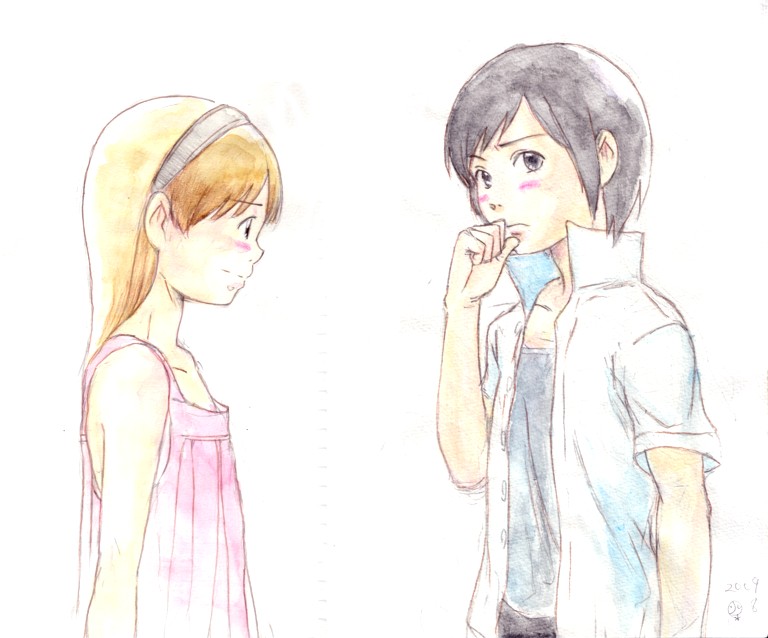 1girl, androgynous, bare_shoulders, blush, casual, crossdressinging, dress, hairband