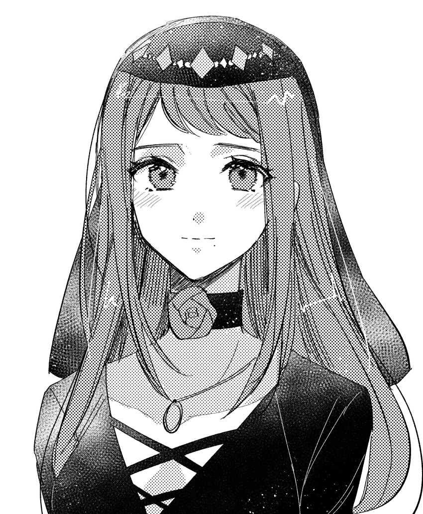 1girl, absurdres, black_headwear, blush, close-up, dress, fire_emblem, fire_emblem_engage