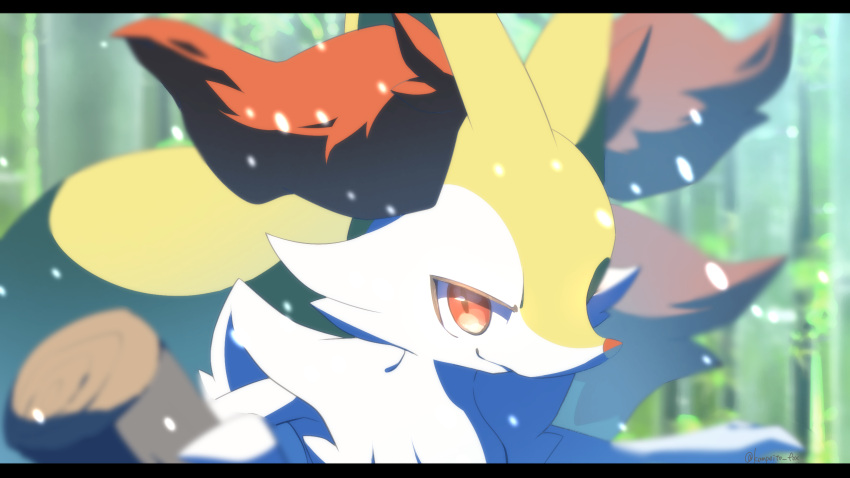 1other, animal_ear_fluff, animal_ears, animal_nose, artist_name, blurry, blurry_background, blurry_foreground