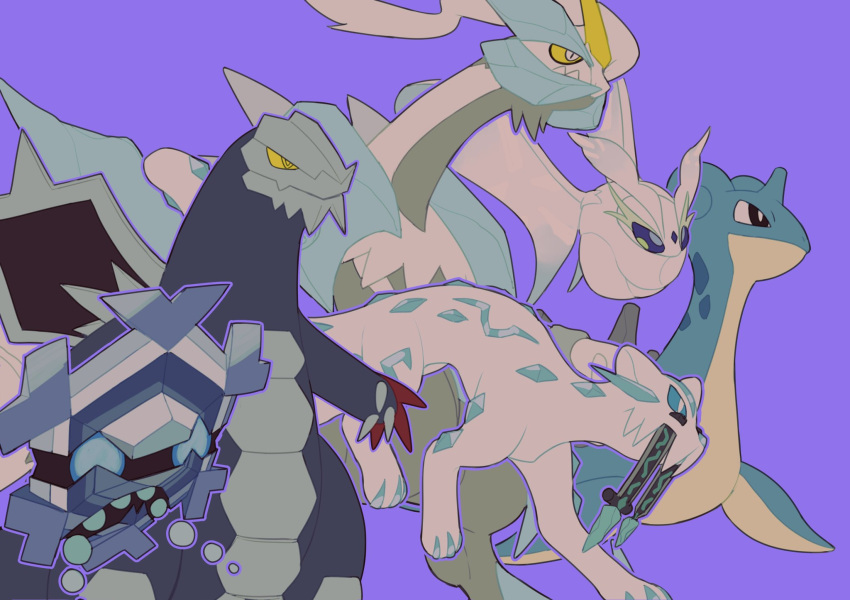 baxcalibur, black_eyes, bug, chien-pao, claws, closed_mouth, colored_sclera, cryogonal