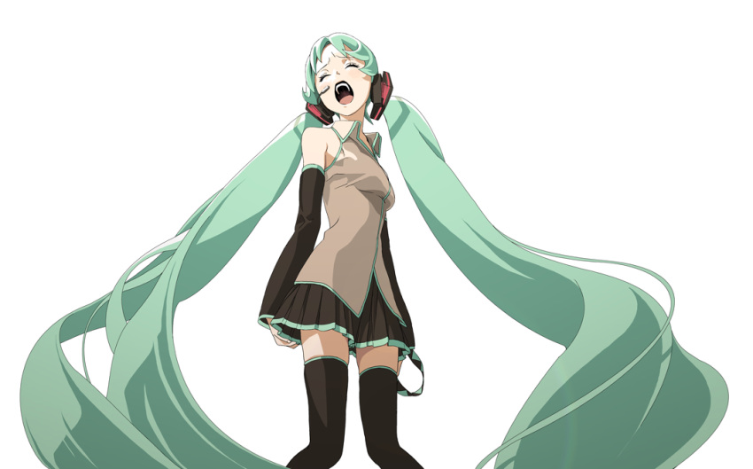 aqua_hair, closed_eyes, detached_sleeves, hakuto_(artist), hatsune_miku, headset, hiro_(dismaless), long_hair