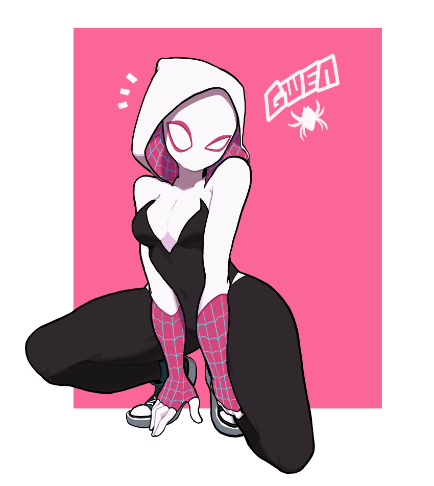 1girl, absurdres, animal_print, black_bodysuit, bodysuit, breasts, character_name, covered_navel