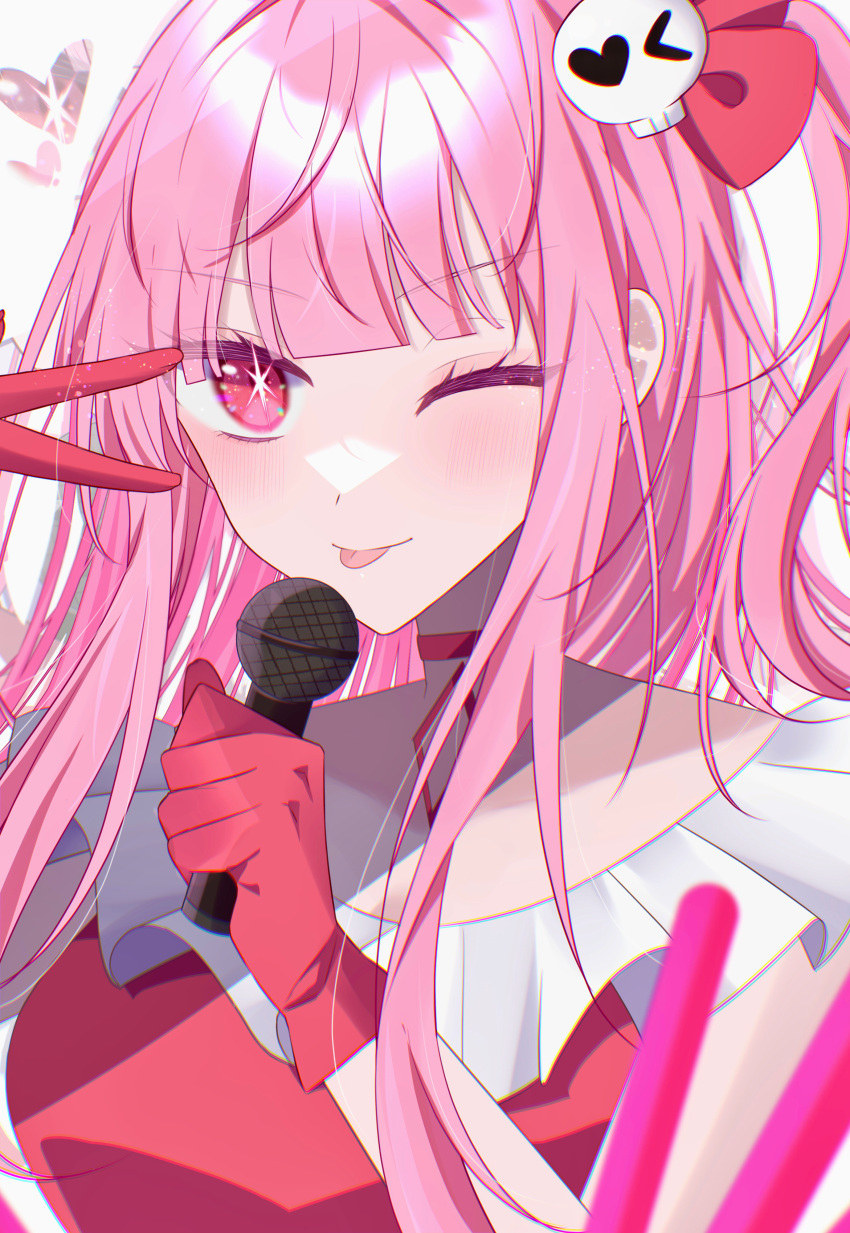 1girl, absurdres, blunt_bangs, blush, bow, choker, dress, gloves