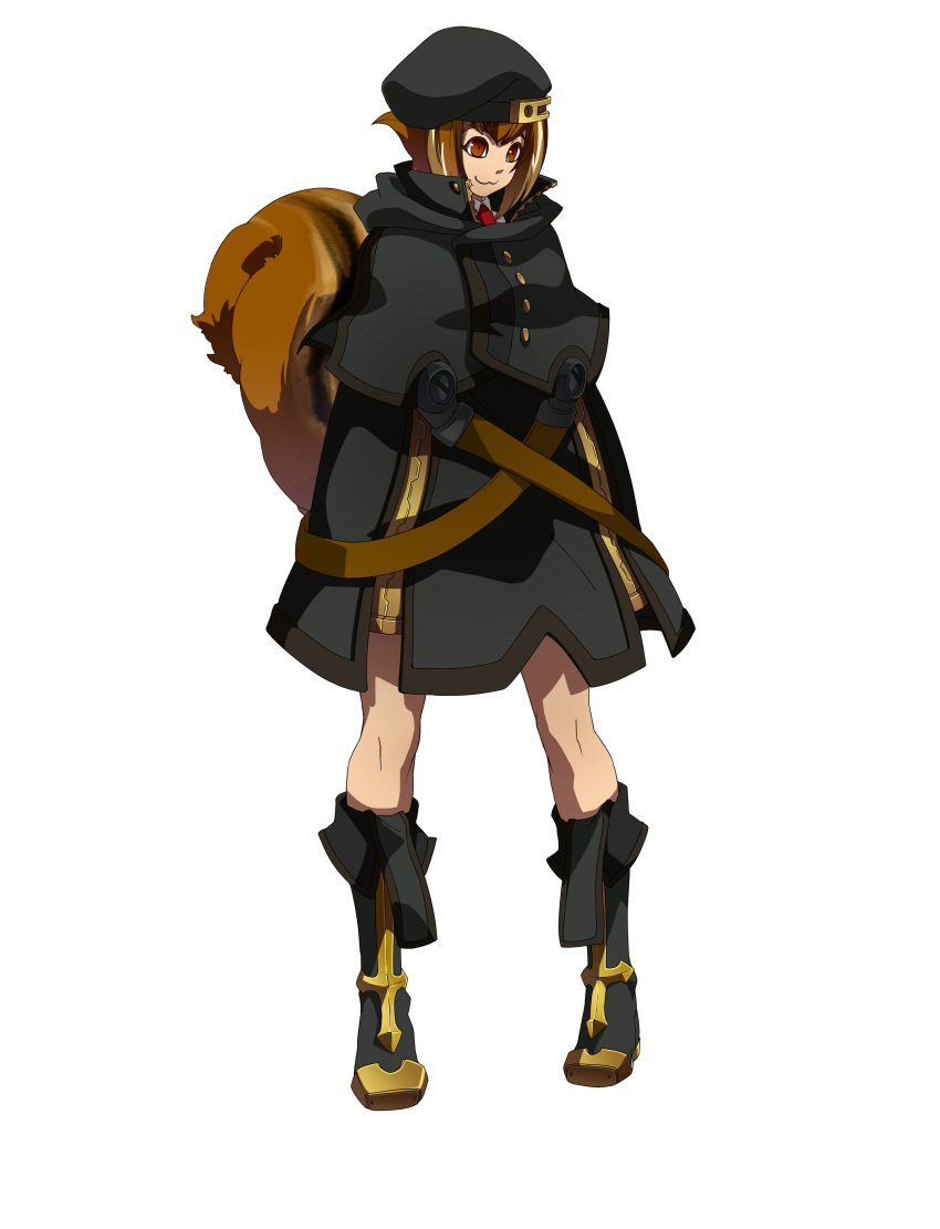 absurdres, blazblue, highres, makoto_nanaya, nanaya_makoto, solo, squirrel_tail, tail